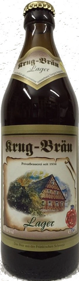 Krug Brau Lager scura 0,50 l